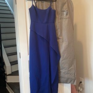 Cobalt Blue Cocktail/Black Tie Wedding Guest Dress